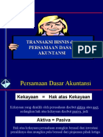 Transaksi Bisnis Dan Persamaan Dasar Akuntansi