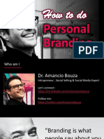 Personal Branding To Standout