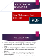 Irfan Muhammad Zaqi 18034117 PPT GETARAN KISI