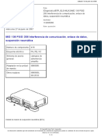 MID 136 PSID 208 Interferencia de comunicación, enlace de datos, suspensión neumática