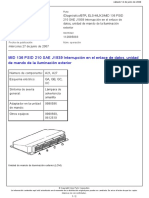 MID 136 PSID 210 SAE J1939 Interrupción en El Enlace de Datos, Unidad de Mando de La Iluminación Exterior