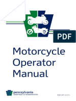 Motorcycle Operator Manual