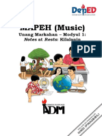 Music5 - q1 - Mod1 - Pagkikilala NG Iba - T Ibang Notes and Rests Notesandrests - FINAL07102020 PDF