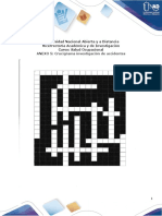 Anexo 5 - Crucigrama Investigación de Accidentes