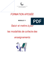 Formation Apogée: Agence de Mutualisation Des Universités Etétablissements