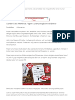 Membuat Paper Kuliah Yang Baik Dan Benar PDF