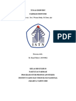 Tugas Individuke-2 Farmasi Industri M. Rizal Faluvi 20340062