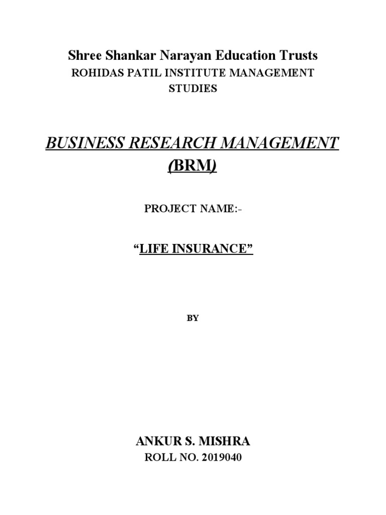 Life Insurance Purchase Behavior Study | PDF | Life Insurance | Insurance
