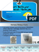 2.BAHASA MELAYU KUNO-Konsep Bahasa Melayu Kuno, Perkembangan Sistem Tulisan Dan Ejaan)
