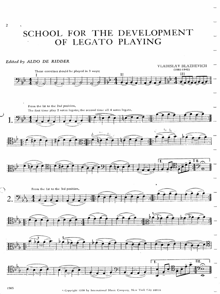 Unlock Fluid Mastery: The Essential Blazhevich 30 Legato Studies for Trombone Powered by Precision Technique