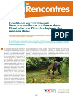 Rencontres: Incertitudes en Hydrobiologie