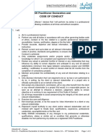 Form Q - Practitioner Declaration and Code of Conduct - WF - v3.0 English