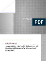 Types of Contracts