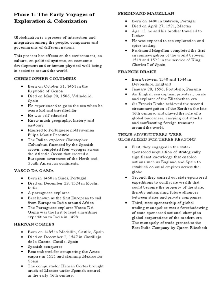 Written Report in Contemporary World | PDF | Spanish Empire | Age Of ...