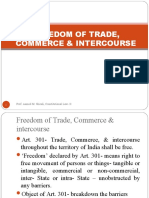 Freedom of Trade, Commerce & Intercourse: Prof. Aamod M. Shirali, Constitutional Law-II