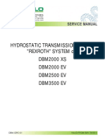 Hydrostatic Transmission Circuit "Rexroth" System On: DBM2000 XS DBM2000 EV DBM2500 EV DBM3500 EV