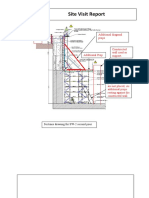 Site Visit Report: Anchor Block For Additional Prop Additional Diagonal Props