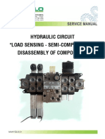 Hydraulic Circuit "Load Sensing - Semi-Compensated" Disassembly of Components