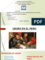 La usura en el Perú: análisis penal y principio de legalidad