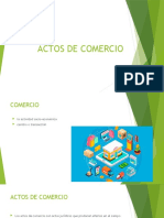 ACTOS DE COMERCIO Grupo 1
