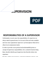 Roles of Supervisor in A Restaurant