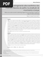 Alongamento Ativo Excentrico _ Amplitude e Torque