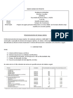 Dimensionamento do sistema de esgoto de residência unifamiliar