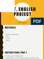 English Project 5th Grade