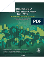 Epidemiología del cáncer en Quito 2011-2015