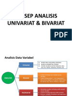 Konsep Univariat & Bivariat - Biostatistik - Saleh