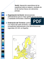 Organización y Ordenación Territorial y Desarrollo y Política Regional PDF
