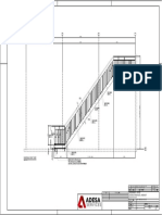 Stair handrail right side drawing