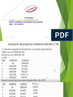 Sesion #14. VAN Y TIR Y PUNTO DE EQUILIBRIO