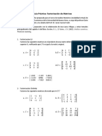 Guía Práctica. Factorización de Matrices