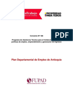 Plan de Empleo de Antioquia PDF