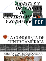 Conquistas y Exploraciones de Centroamérica y Sudamérica