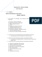 Evaluación No 1: Servicio al Cliente - Matriz DOFA SENA