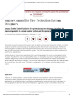 Consulting - Specifying Engineer - Smoke Control For Fire-Protection System Designers PDF