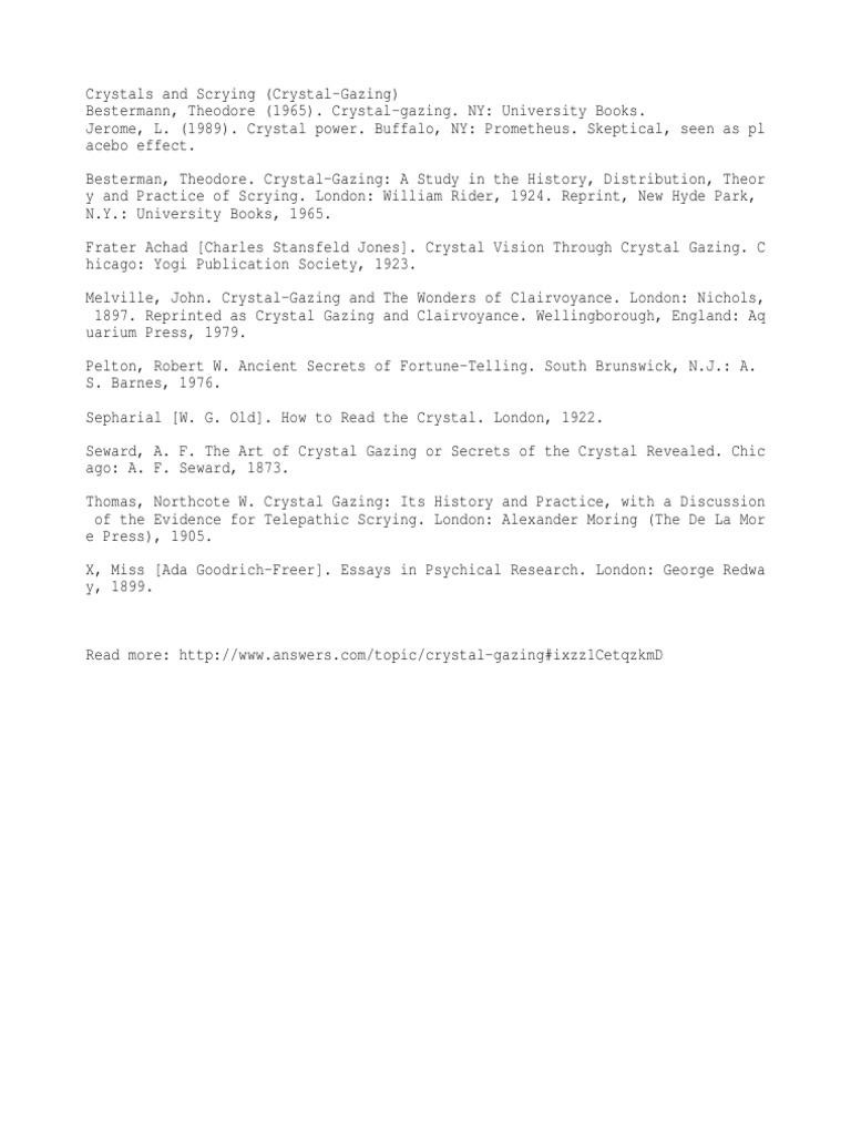 Biblio Skrying - 