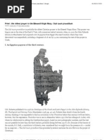 Download Sub Tuum Praesidium by New Liturgical Movement SN48003135 doc pdf