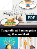 Tungkulin at Pananagutan NG Mananaliksik