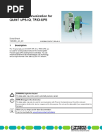 MODBUS Communication For Quint Ups-Iq, Trio-Ups: 105360 - en - 03 Data Sheet