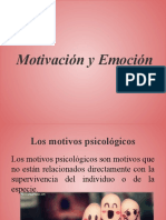 Motivación y Emoción (Psicología)