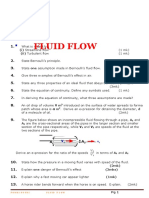 Fluid Flow: (I) Streamline Flow (Ii) Turbulent Flow