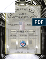 2011 Mayors Estimate Bdgt CLE OH