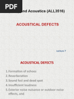 Architectural Acoustics - L8