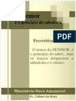 Pequeno Estudo Sobre O Temor É o Principio Da Sabedoria