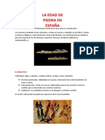 Tema 7, Geografía e Historia (La Edad de Piedra en España)