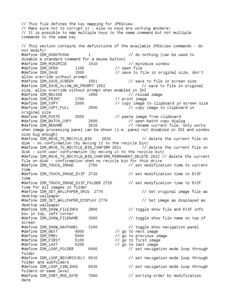 Key Map PDF Computer File System Software