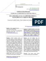 De La Historia Local A La Historia Pública - Algún Defecto y Ciertas Virtudes